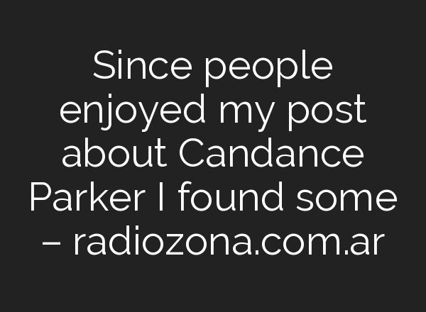 Since people enjoyed my post about Candance Parker I found some – radiozona.com.ar