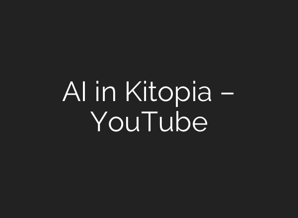 <b>AI</b> in Kitopia – YouTube