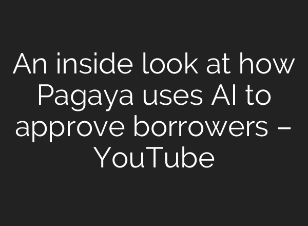 An inside look at how Pagaya uses <b>AI</b> to approve borrowers – YouTube