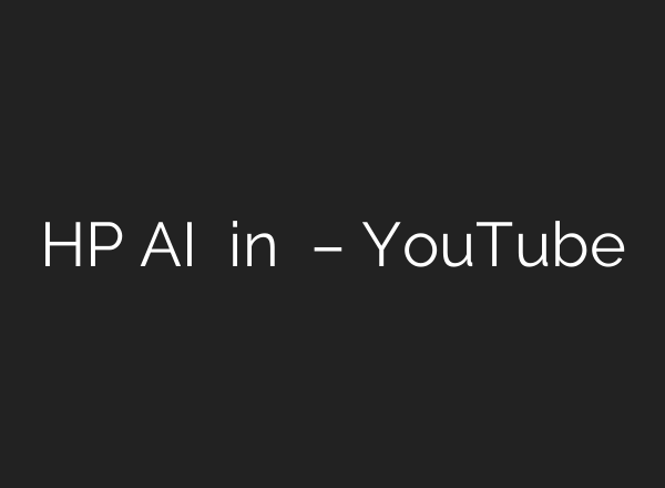 「HP <b>AI</b> ラボ in 渋谷」に行ってみた – YouTube