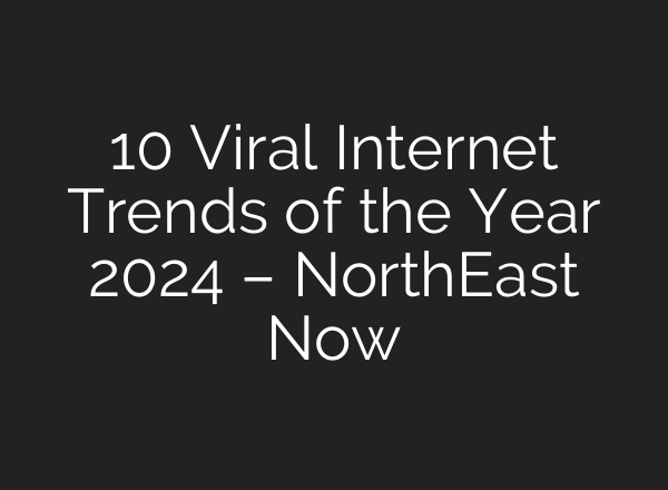 10 Viral Internet Trends of the Year 2024 – NorthEast Now