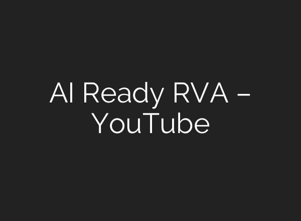 <b>AI</b> Ready RVA – YouTube