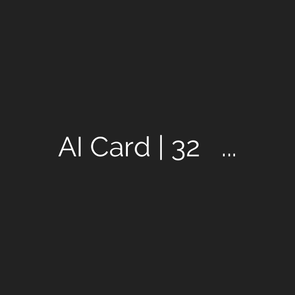 AI Card | 32 ವಿಭಿನ್ನ ಕ್ಷೇತ್ರಗಳಿಗೆ ಅಭಿವೃದ್ಧಿಪಡಿಸಲಾದ ಪ್ರಥಮ ಏಐ ಕಾರ್ಡ್ ಕೇವಲ ₹ 499!