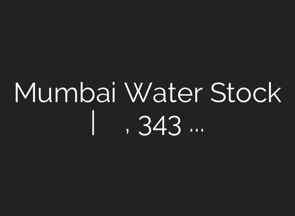 Mumbai Water Stock | मुंबईच्या पाणी चिंता मिटली, 343 दिवसांचा साठा, 95.74% पाणी उपलब्ध