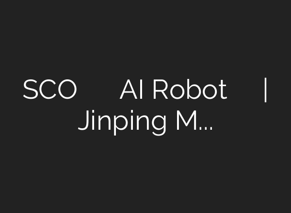 SCO समिट में चीन ने महिला AI Robot को लगाया काम पर | Jinping Modi Meeting – YouTube