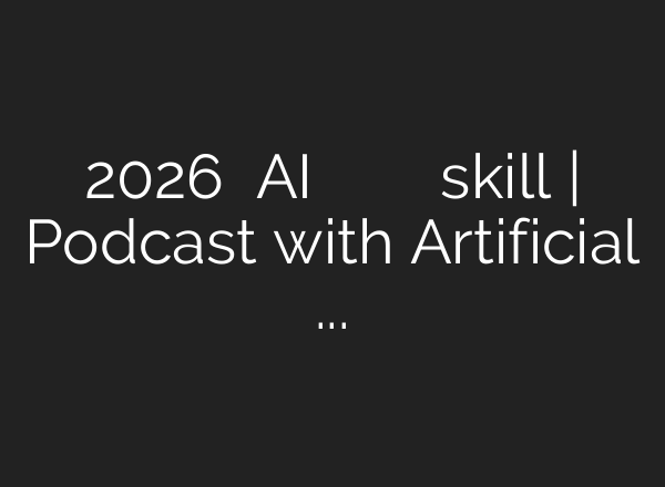 2026 में AI से बचने के लिए ज़रूरी है ये skill | Podcast with Artificial Intelligence Expert | Jobs