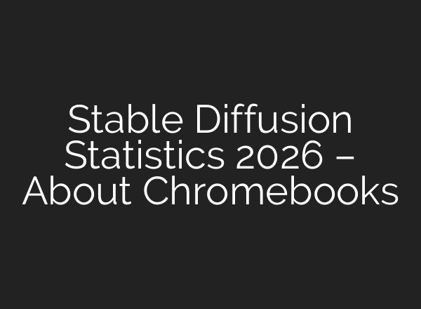 Stable Diffusion Statistics 2026 – About Chromebooks