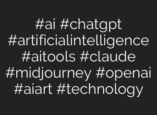 #ai #chatgpt #artificialintelligence #aitools #claude #midjourney #openai #aiart #technology